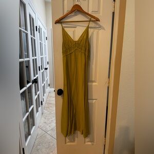 Chartreuse Maxi Dress / beach dress